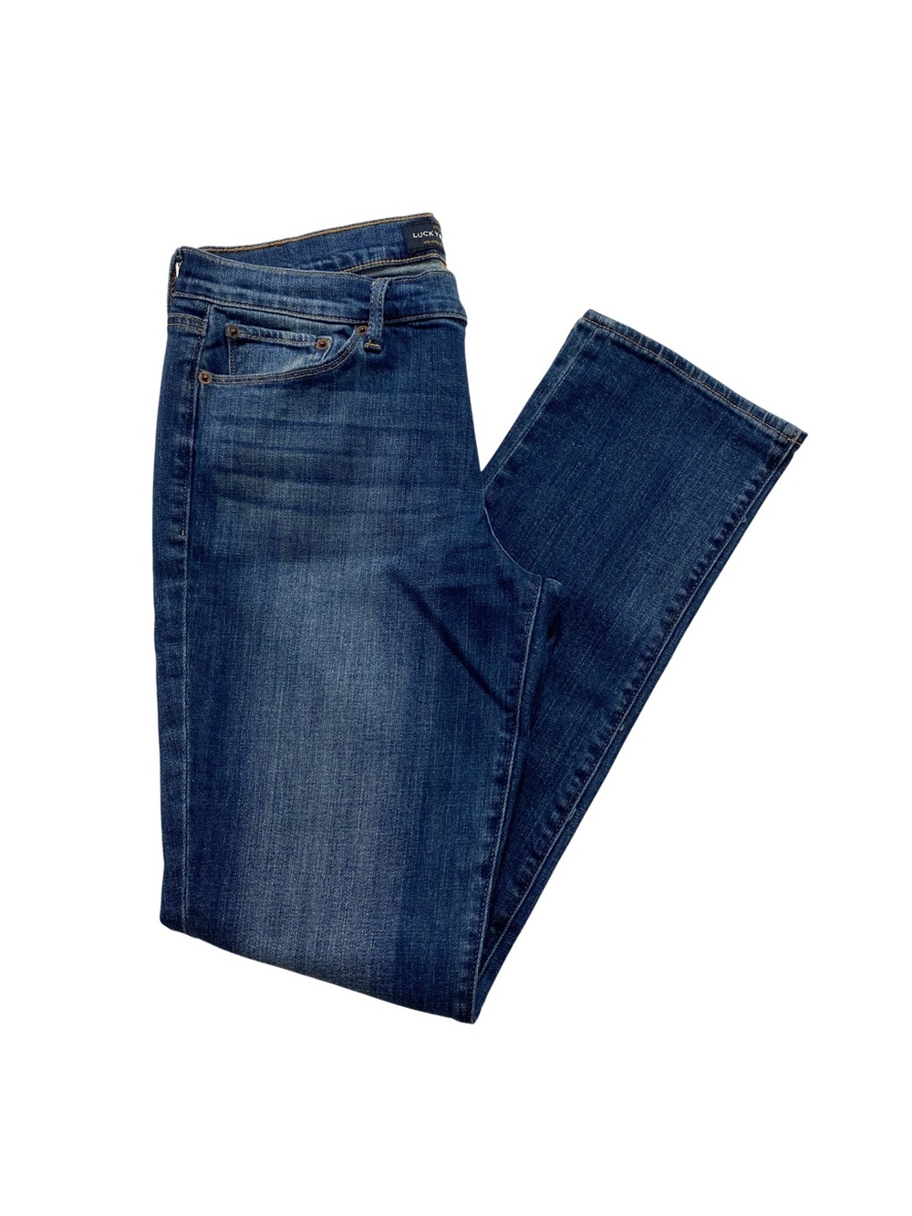 Lucky Brand Sweet Straight Jeans Size 12 / 31 Regular Medium Wash Blue